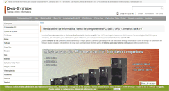 Desktop Screenshot of dns-system.es