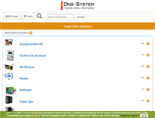 Tablet Screenshot of dns-system.es